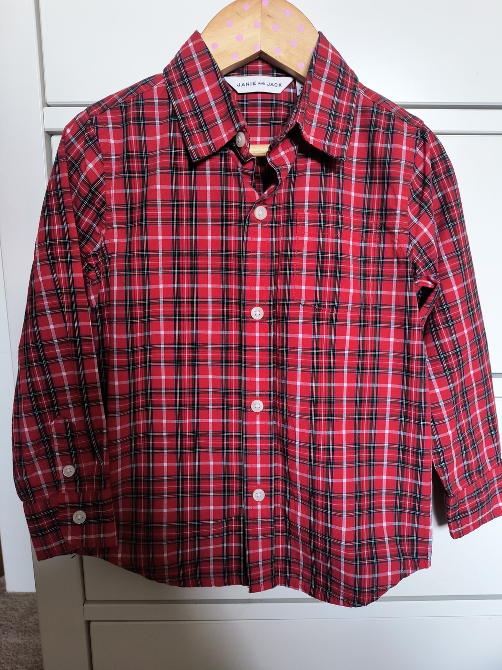 Janie and Jack Kids Plaid Button-Down Shirt